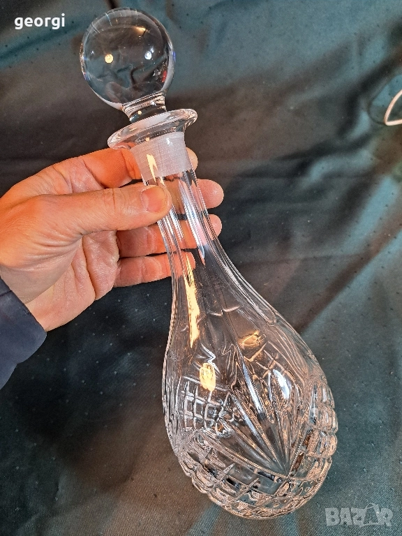 кристална гарафа 29/6, снимка 1