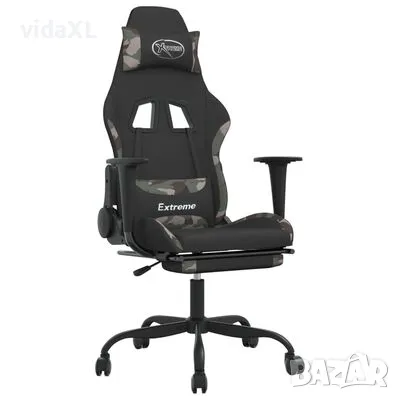 vidaXL Масажен гейминг стол （SKU:345490, снимка 1