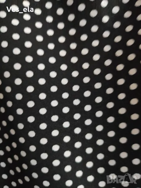 блузка на точки в черно и бяло, снимка 1