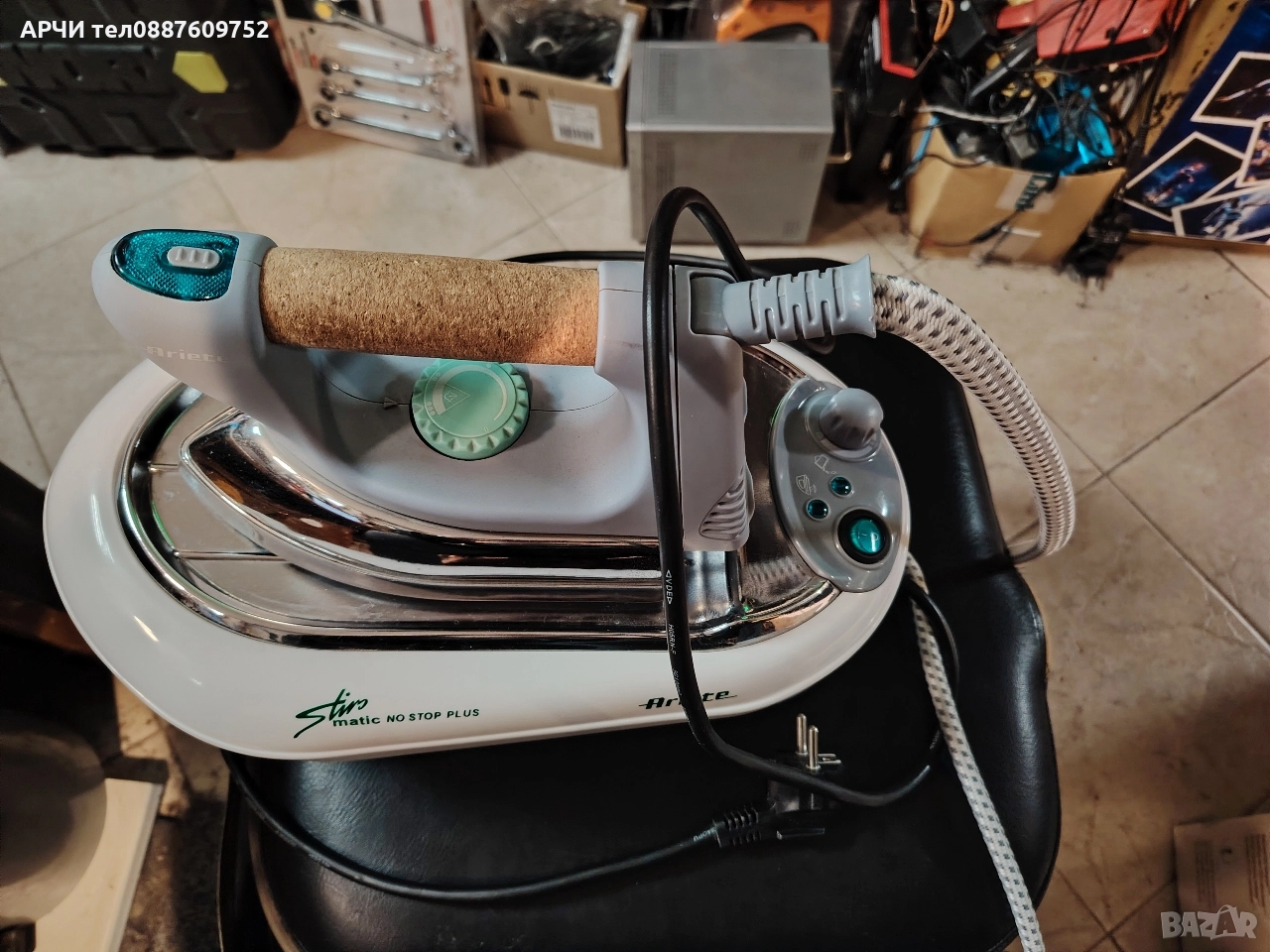 Станция за гладене Ariete 6258 / 1 Stiromatic 2200, 3 bar, 21Ariete 6258 Stiromatic 2200 00 W, 0.5 l, снимка 1