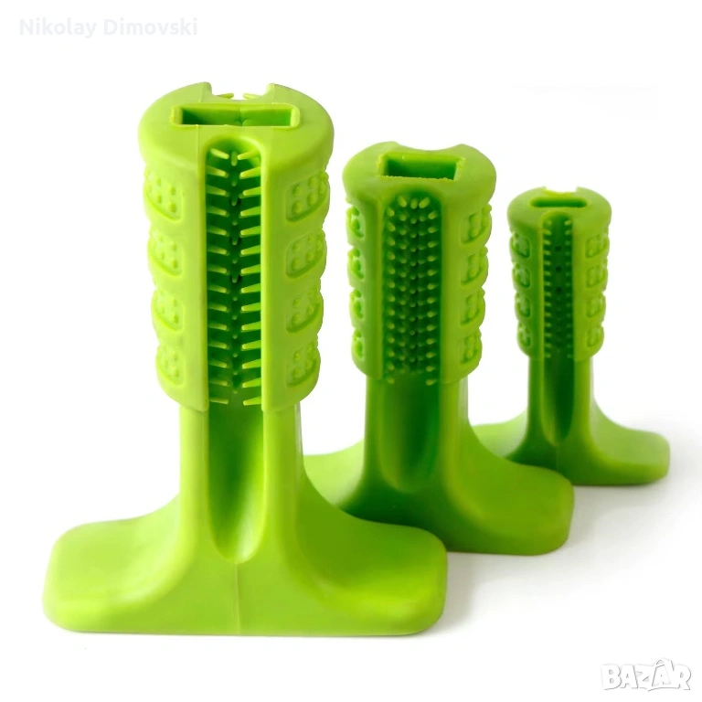 Играчка за куче – четка за зъби против плака и лош дъх, снимка 1