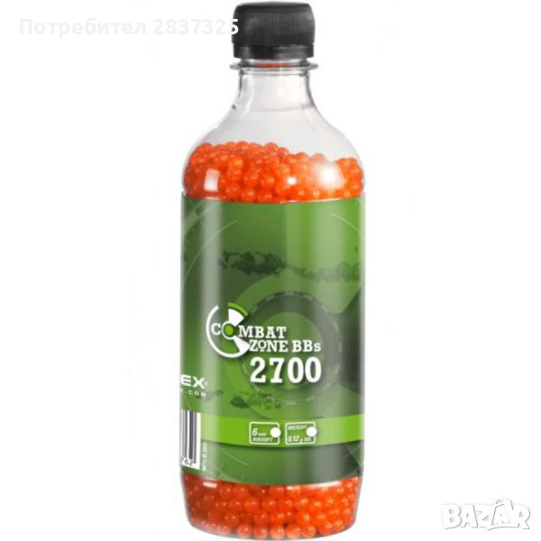 Еърсофт топчета Combat zone BBs Basic Selection - cal. 6 mm /2700pcs, снимка 1