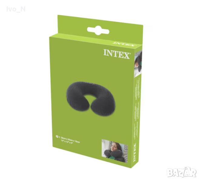 Надуваема възглавница за път Intex., снимка 1