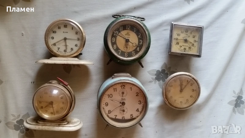 Настолени часовници 6 броя, снимка 1