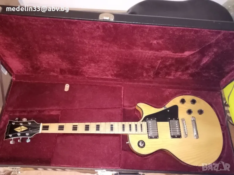 SALVAREZ  EG1702 Les Paul Custom  Japan 1970 китара, снимка 1