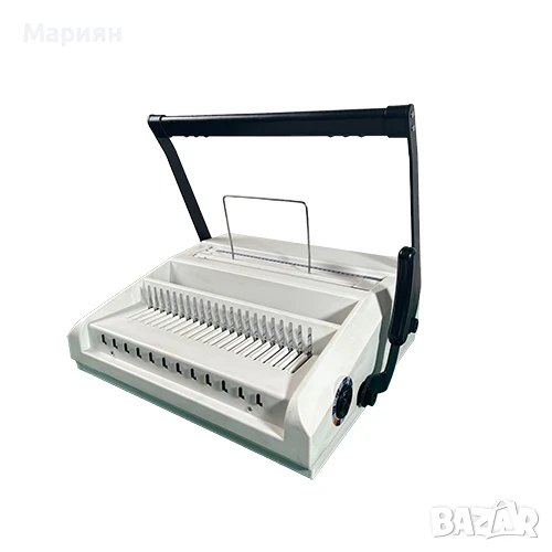 Комбинирана подвързваща машина Sonto CW3421 - пластмасови и метални спирали, снимка 1