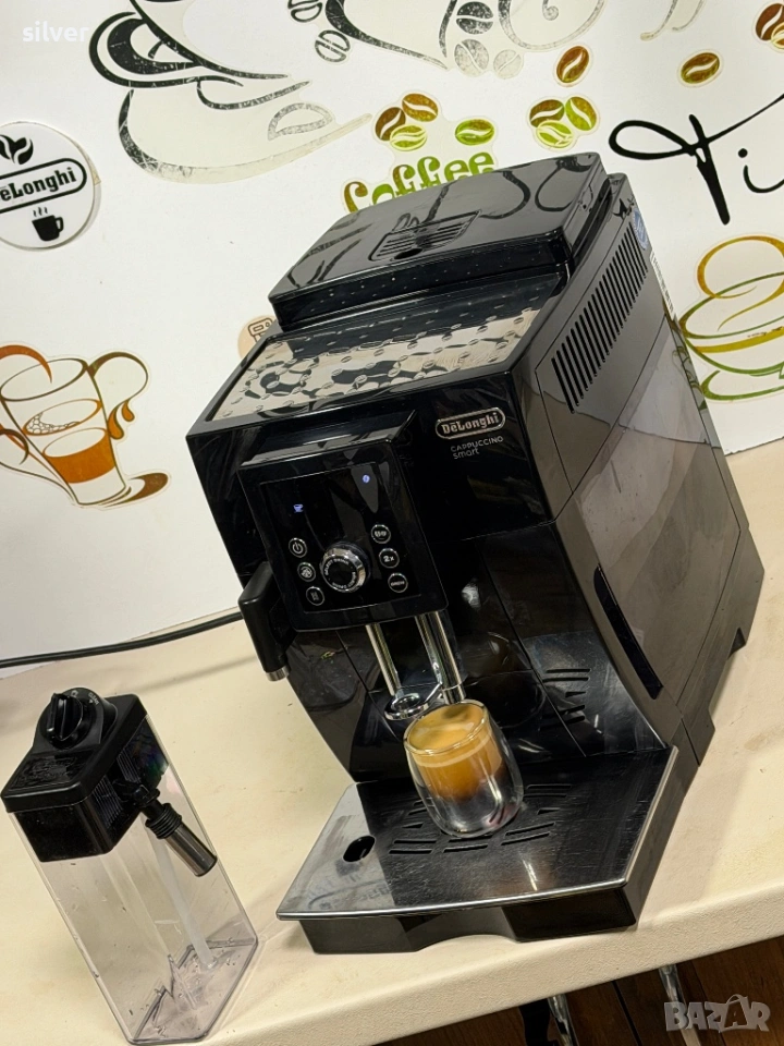 Кафемашина кафе автомат delonghi magnifica smart с гаранция, снимка 1