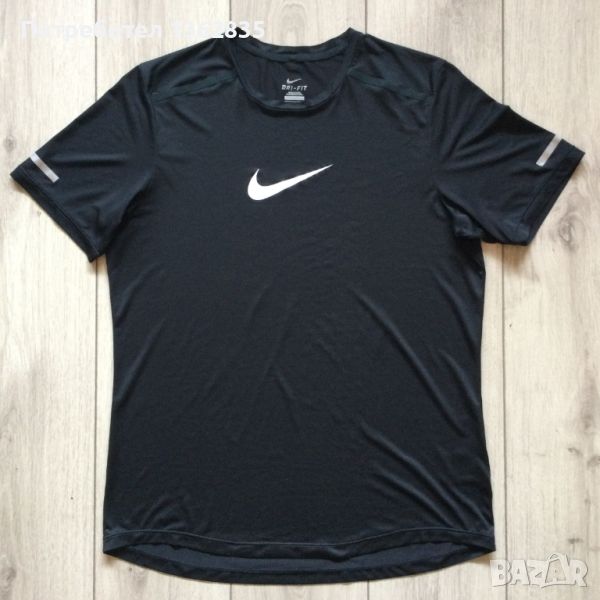 100 % оригинална черна тениска NIKE / Найк размер L от САЩ , снимка 1