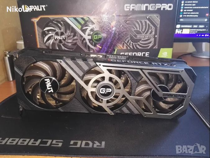 Видео карта RTX 3070 Palit Gaming Pro, снимка 1