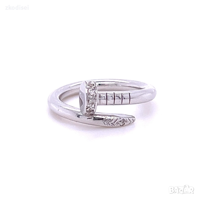 Златен дамски пръстен Cartier 5,32гр. размер:52 14кр. проба:585 модел:36275-6, снимка 1