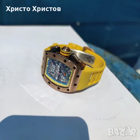 Мъжки луксозен часовник Richard Mille RM011Felipe Massa  Bronzo Limited Edition Titanium RM011

, снимка 6 - Мъжки - 46922956