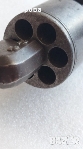 Много рядък английски револвер-1840г. пищов, ятаган,сабя,щик, 1 100 €, снимка 5 - Антикварни и старинни предмети - 52099458