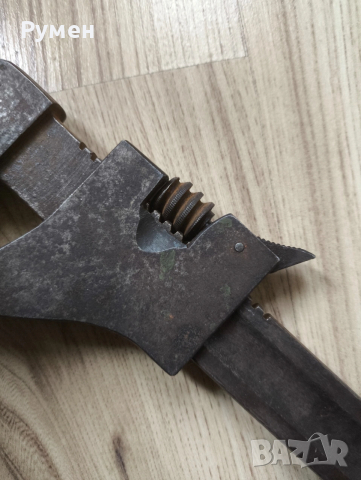 Стар гаечен ключ произведен от старата немска фирма Zerem , снимка 4 - Ключове - 54014123