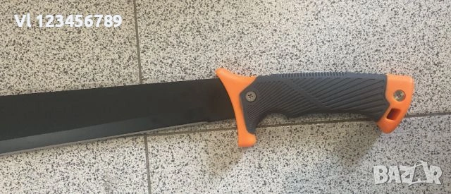 Голямо черно мачете GRBR LONG 375х530 мм , снимка 5 - Ножове - 53830354