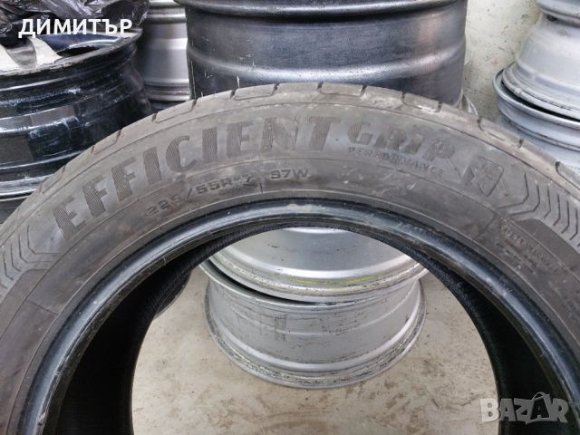 2 бр.летни гуми Goodyear 225 55 17 dot 1217  цената е за брой!, снимка 5 - Гуми и джанти - 45254007