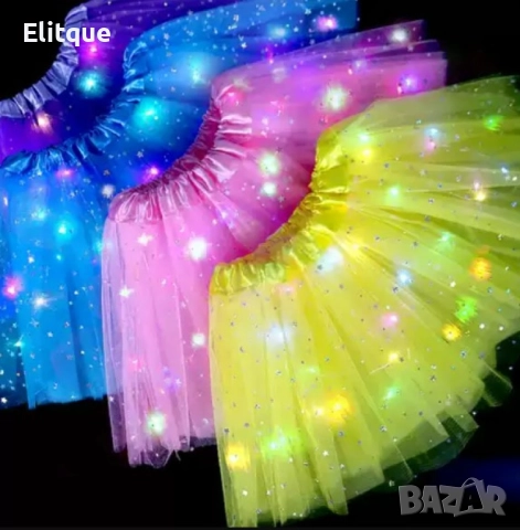 Детска поличка с лъскави елементи, снимка 3 - Детски рокли и поли - 52903059