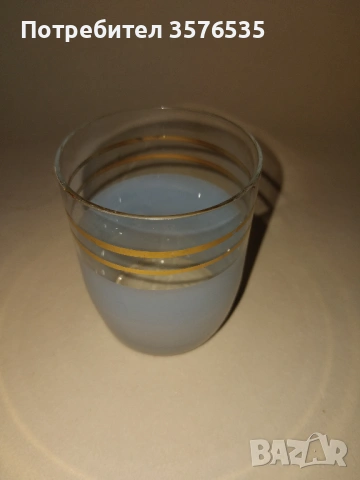 Ретро комплект фини чаши за аперитив/ракия със златен кант – 6 бр., снимка 2 - Чаши - 53661881