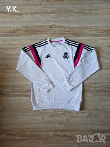 Оригинална мъжка блуза Adidas x F.C. Real Madrid, снимка 1 - Блузи - 46066344