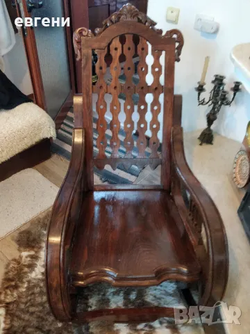 Люлеещ се стол, снимка 4 - Столове - 50364787