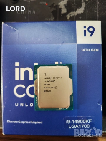 Процесор Intel i9 14900kf - Гаранция!