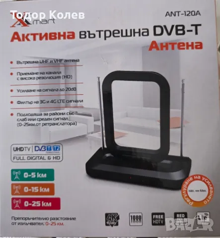 Активна вътрешна антена 