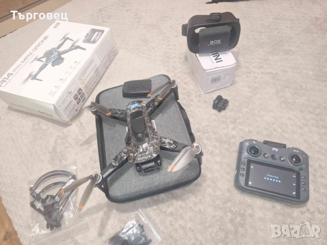 НОВ  Дрон Xiaomi A14 Pro max GPS Brushless 8K Triple Camera HD Drone, снимка 6 - Дронове и аксесоари - 52928829