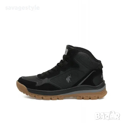 Мъжки обувки US POLO Assn Sagan Shoes Black, снимка 5 - Ежедневни обувки - 47517487