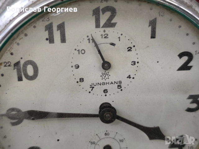 Стар будилник Junghans, снимка 3 - Антикварни и старинни предмети - 52647473