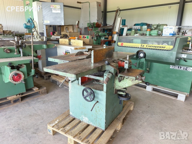 Абрихт щрайхмус с бор апарат и циркуляр на 320 мм производство Доспат 