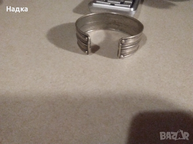 Дамска сребърна гривна, снимка 5 - Гривни - 52204237