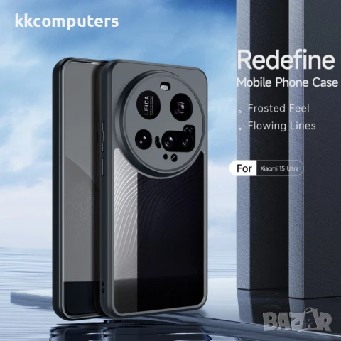 DUX DUCIS Aimo Удароустойчив Калъф + Скрийн Протектор за Xiaomi 15 Ultra – Черен, снимка 6 - Калъфи, кейсове - 50736472