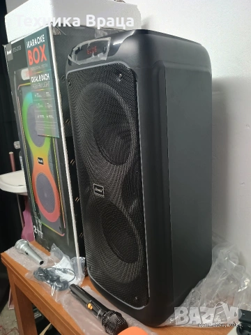 Чисто нова акумулаторна караоке тонколона Brodu BTS 2109. , снимка 9 - Тонколони - 53816971