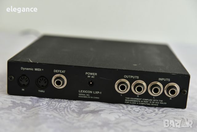 Lexicon LXP-1 Multi-Effects Processing Module, снимка 6 - Друга електроника - 45675828