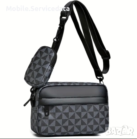 Мъжка Стилна Чанта през рамо, снимка 2 - Чанти - 52383319
