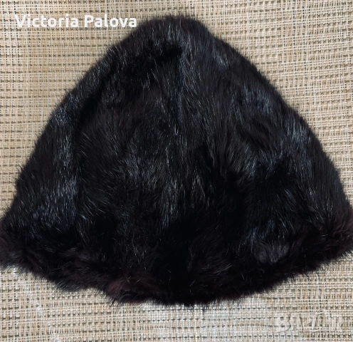 Шапка от заек с лъскав косъм  за модерни малки момичета, снимка 9 - Шапки - 52268547