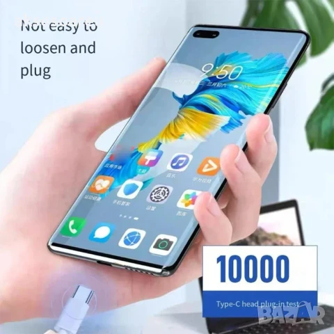 Супер Бърз 2 м. нов заряден кабел 120 W 10 A USB Type C бързо зареждане зарядно за Xiaomi Samsung , снимка 13 - Резервни части за телефони - 50664115
