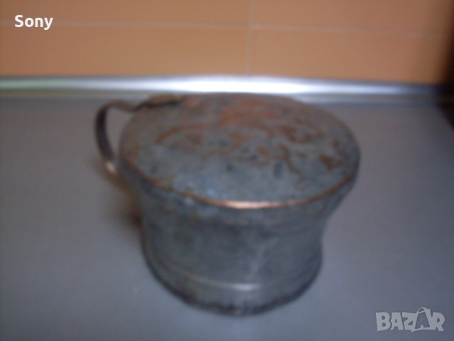 Старо медно-"бакърено" котле, канче., снимка 5 - Антикварни и старинни предмети - 52939370