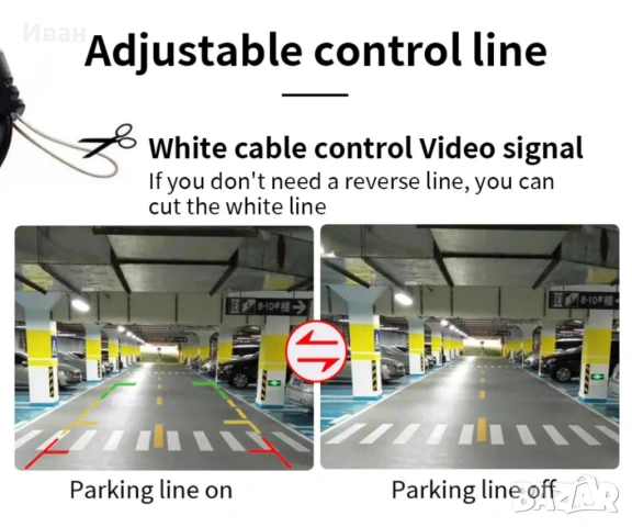 Камера за заден ход, Със стоп светлина, За Mercedes Sprinter/VW Crafter, Нощна, Водоустойчива, снимка 8 - Аксесоари и консумативи - 53483733