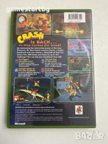 Crash Bandicoot: The Wrath Of Cortex за Xbox classic/Xbox original, снимка 2 - Игри за Xbox - 52849824