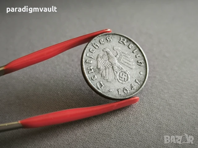 Mонета - Трети райх -Германия - 10 пфенига | 1941г.; серия E