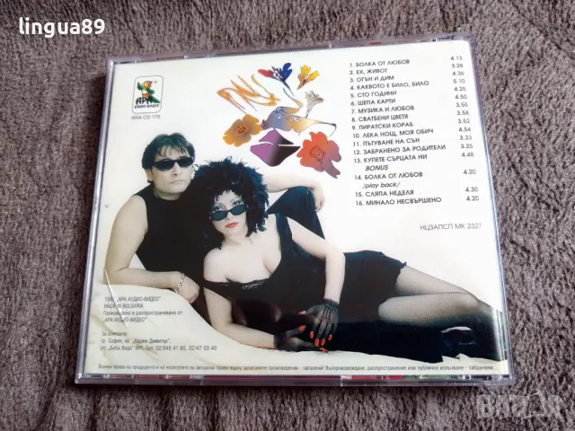 Ритон - Болка От Любов Албум 1998, снимка 3 - CD дискове - 50107821