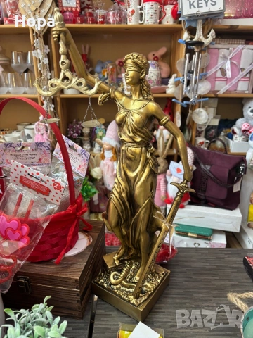 Статуетка Темида - Богинята на правосъдието 48см., снимка 4 - Статуетки - 53603176