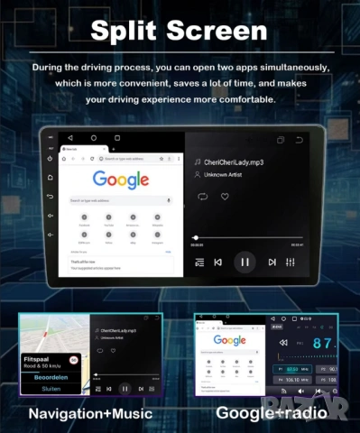 Honda CR-V_2 2001-2006 9” 2-DIN мултимедия с Android 12, 2/32GB , снимка 10 - Аксесоари и консумативи - 52511781