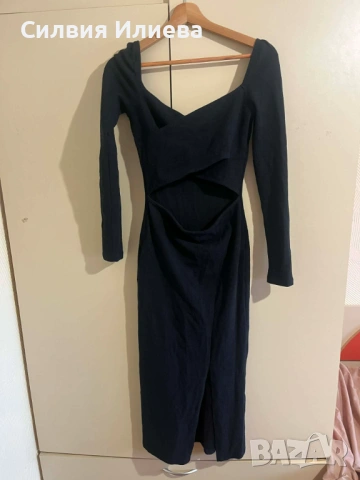 Черна рокля , снимка 5 - Рокли - 53304617