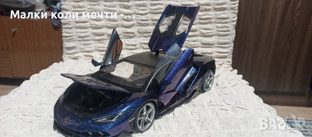 Метална количка Lamborghini Centenario - 2016 г.  Мащаб 1:18 , чисто нова , снимка 7 - Колекции - 53138349