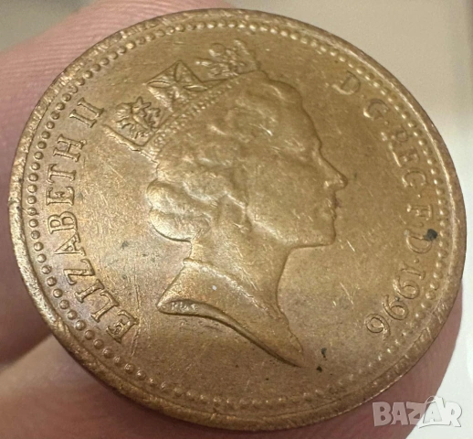 Монета one panny - 1996 г