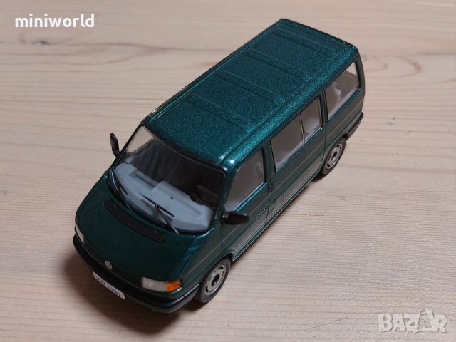 Volkswagen Transporter IV Multivan 1990 - мащаб 1:43 на DeAgostini моделът е нов в PVC дисплей-кейс, снимка 7 - Колекции - 44525137