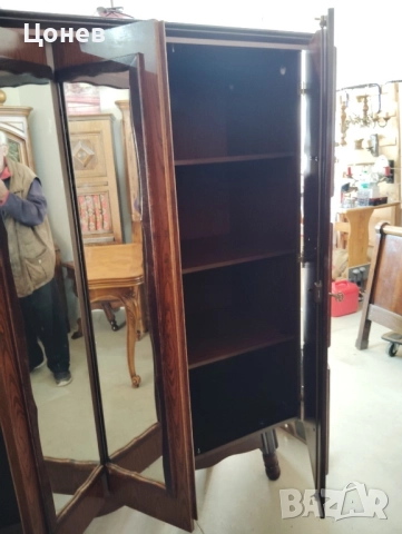 Четирикрилен гардероб, снимка 3 - Гардероби - 52152881