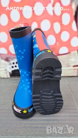 Английски детски гумени ботуши-Sonic, снимка 8 - Детски боти и ботуши - 50322258