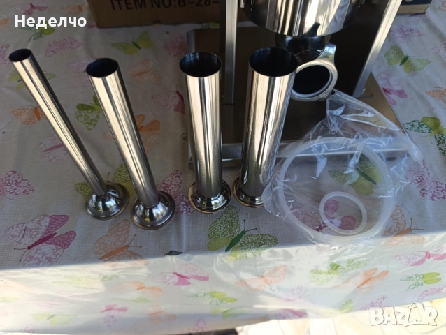 Пълначка за Месо Неръждаема 5 литра, снимка 2 - Друго търговско оборудване - 52116670